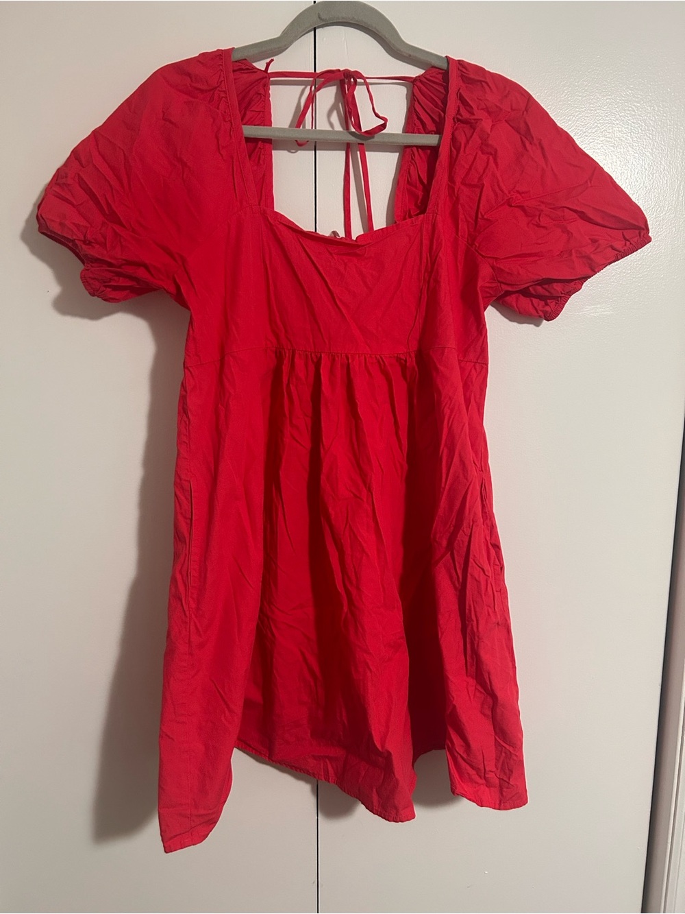 Draper James Puff-Sleeve Mini Dress